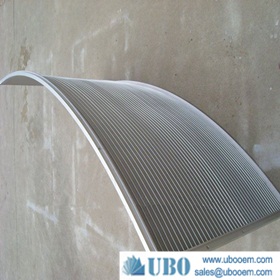 tainless steel302 wedge wire curved screen for wasterwater treatment