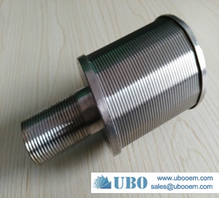 Wedge wire screen & stainless steel filter nozzle
