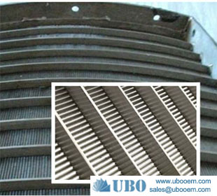 Stainless steel wedge wire sieve bend screen panel for sugar processsing