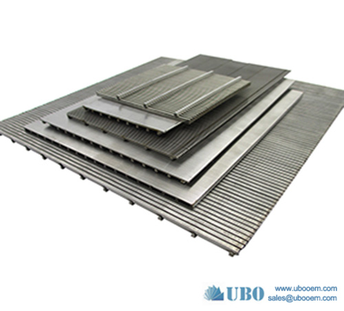 wedge v wire screen plate for wastewater treatment