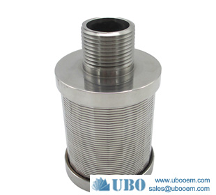 Johnson Wedge Wire Screen Nozzle Strainer for Activated Carbon Filtration