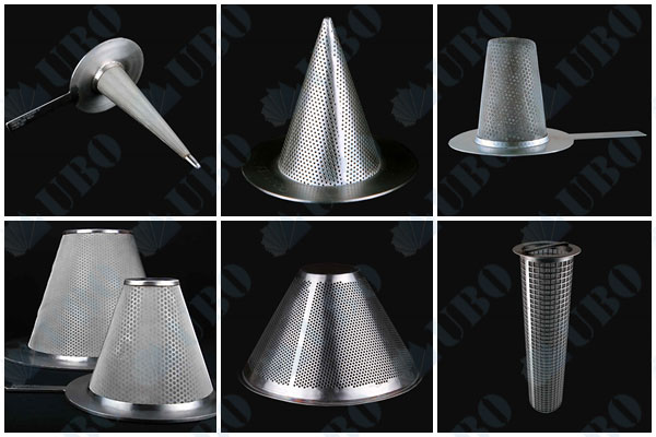 304 316 Stainless Steel Cone Filters