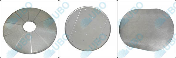 Titanium powder sintered filter disc