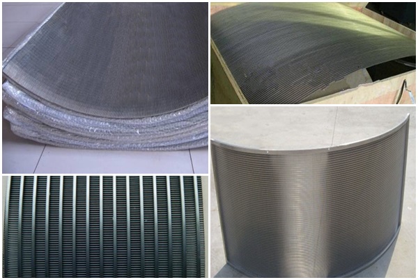 Wedge wire sieve bend screen filter