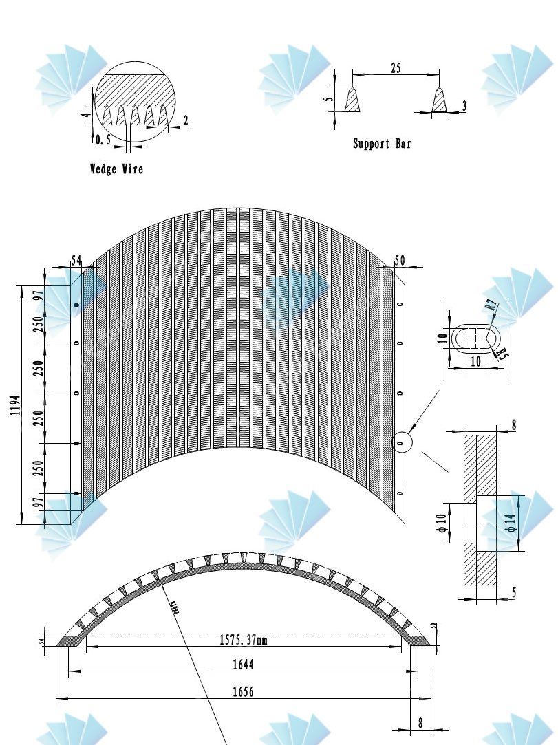 Sieve Bend Dewatering Screen