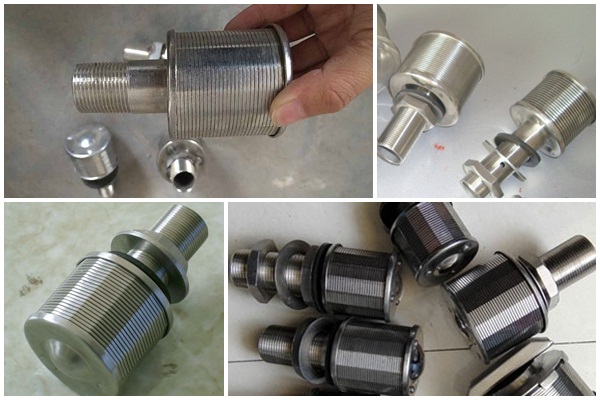 SS wedge wire sand control filter nozzles