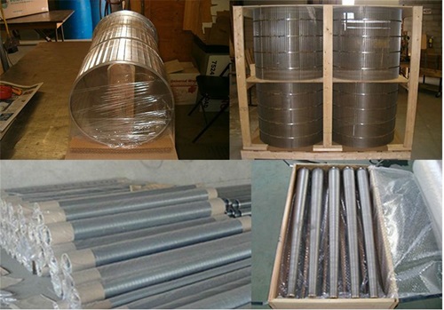 package of wedge wire screen