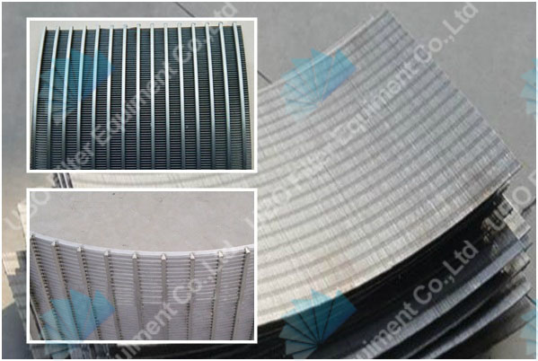 Wedge wire arc screen for water treatment