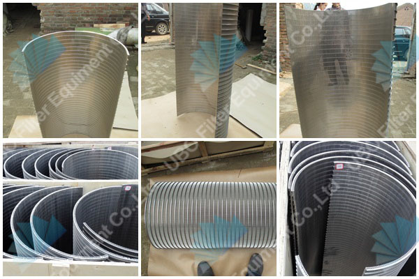 Sieve bend screen for wastewater treatment