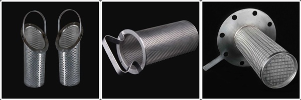 perforated metal filter basket