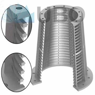 conical centrifuge screens