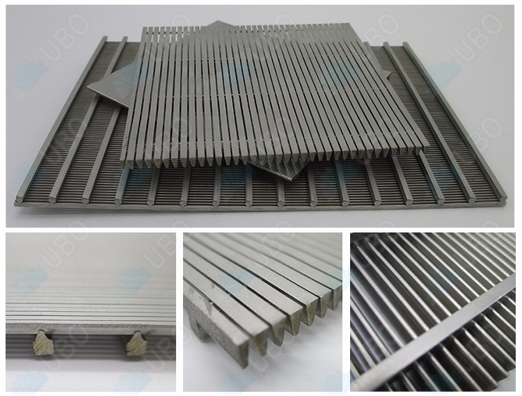 stainless steel flat wedge wire screen panel