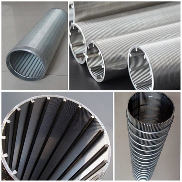 Wedge Wire Industry Wedge Wrapped Wire Screen Filter Cylinders