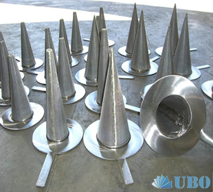 Stainless steel cone filter