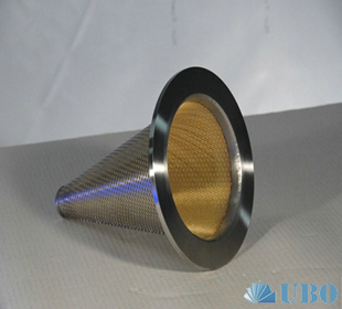 Brass Mesh Circular Cone Filter