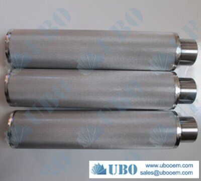 Sintered filter cartridges