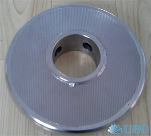 Bronze powder sintered filter disc