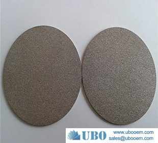 Bronze powder sintered filter disc