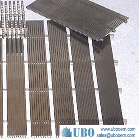 stainless steel flat wedge wire screen panel