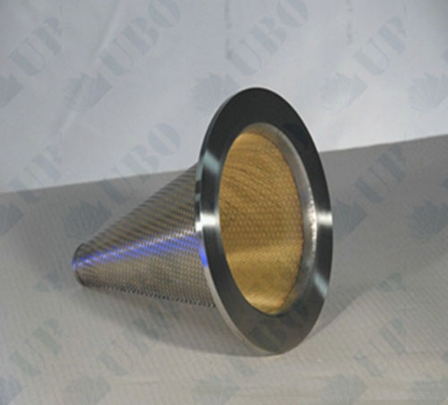 Cone shaped filter tube