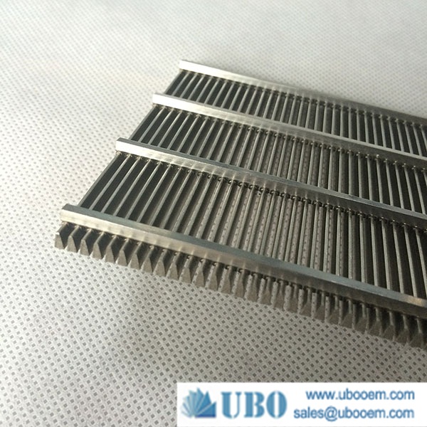 wedge screen panels