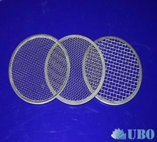 Steel mesh filter disc
