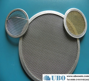 Woven mesh filter disc