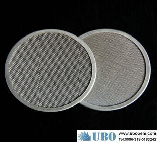 Metal wire mesh filter disc