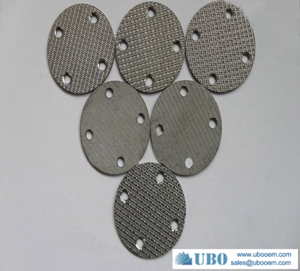 Stainless steel mesh filter disc
