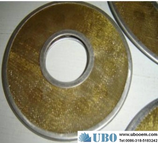 Brass filter disc