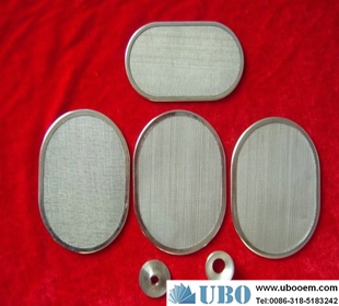 Metal mesh filter disc