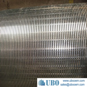 wedge wire screen for filtering