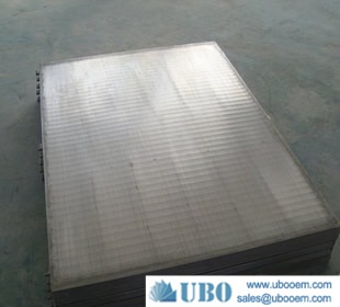 wedge wire screen for dewatering equipment