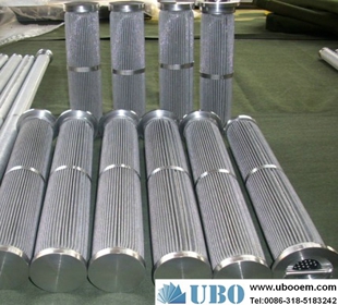 Membrane Process Sintered Metal Fiber Pleated Filter