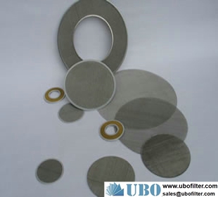 sintered stainless steel filter disc