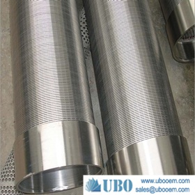 SS 316 thru-tubing screen for water softener and purifier