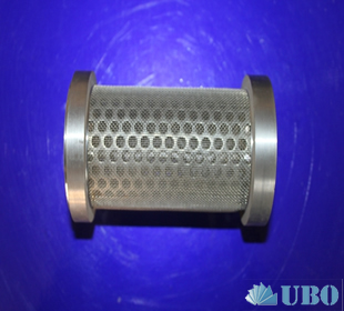 stainless steel perforated cylinder filter