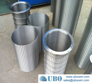 Stainless Steel Wedge Wire Screen Basketk for Paper Machines
