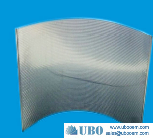 Wedge sieve band-arch screen