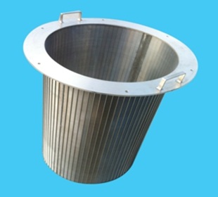 Trapezoidal galvanized Rotory Wing Screen Basket for Groundwater Treatment