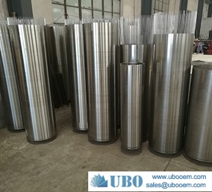 China weld wire wrap Wedge Wire screen for Water Process & Fluid Treatment