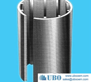 Corrosion resistant wedge wire screen water well oil water water treatment