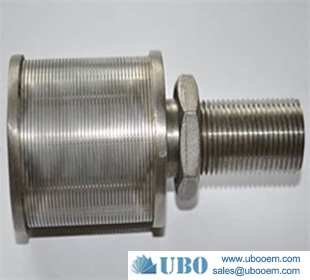 Stainless slot v wire screen nozzle filter for filtration tank