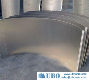 Wedge wire cross flow sieve bend screen custom products