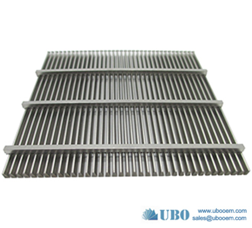 wedge v wire screen plate for wastewater treatment
