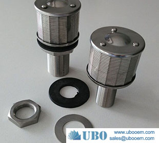 Npt Thread Water Strainer Slotted Wire Nozzle Filter