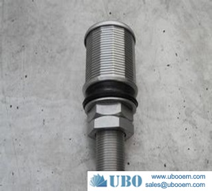 Npt Thread Water Strainer Slotted Wire Nozzle Filter