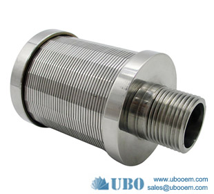 Wedge wire water treatment sand filter nozzle