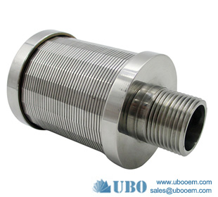 Stainless steel v wire Type Wedge Wire Screen Filter Nozzle