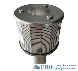 Pressure Wedge Wire Water Filter Nozzle Strainer for Liquid Filtration